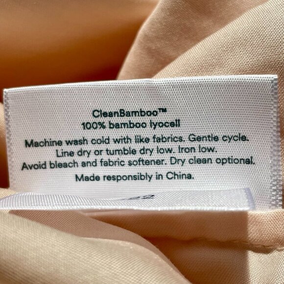 NWT Ettitude Bamboo Sateen Shortie Cream Womens Small New in Box Silky Lingerie - Picture 11 of 12